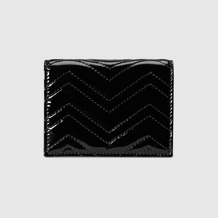 466492.AACJS.1000.009.080.0000.Light GG Marmont patent card case wallet